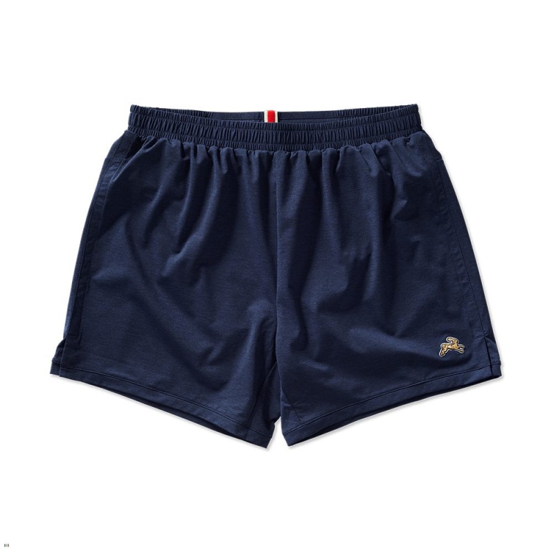 Tracksmith Session Kurze Hose Herren Navy | 319OQIBZD