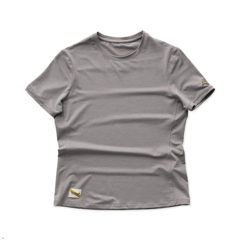 Tracksmith Session T-Shirt Damen Grau | 076SGFZDE