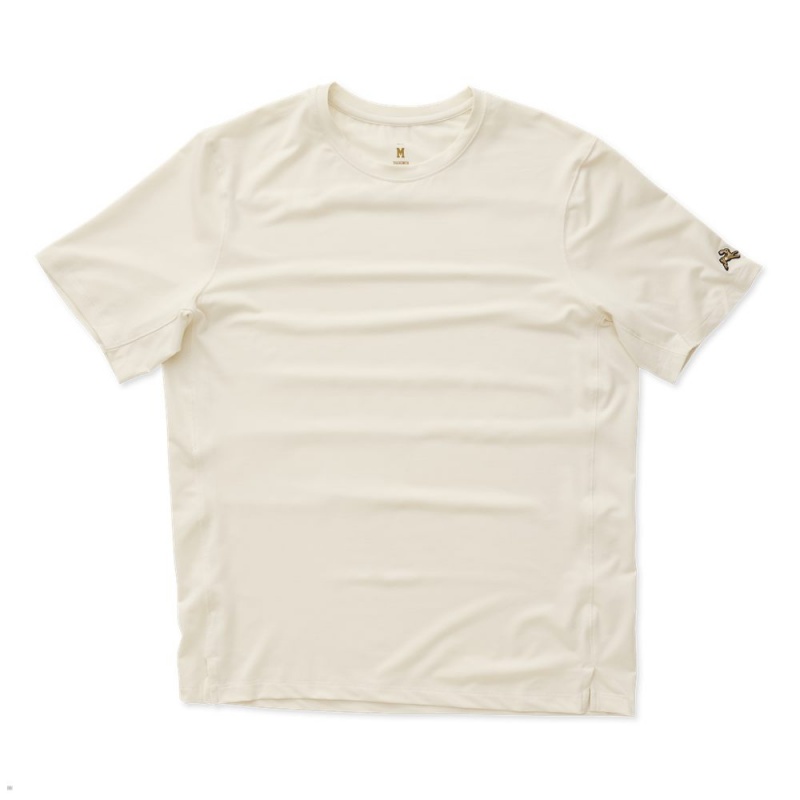 Tracksmith Session T-Shirt Herren Weiß | 809AOVGYS