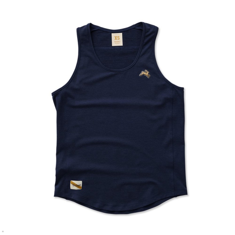 Tracksmith Session Tanktop Damen Navy | 987TWVSMP