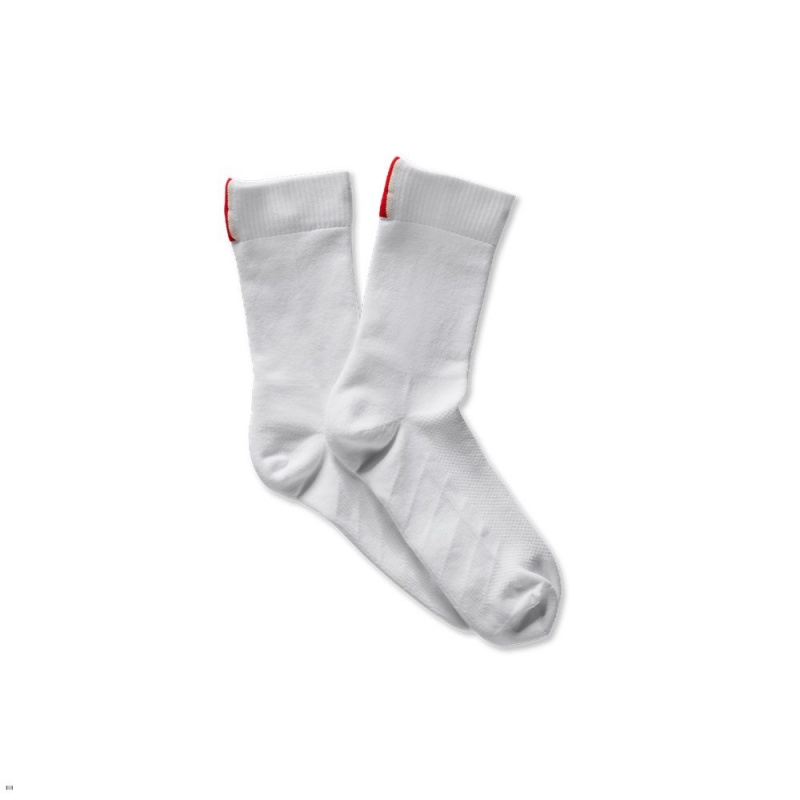 Tracksmith Speed Crew Socken Weiß | 782SNPAIL