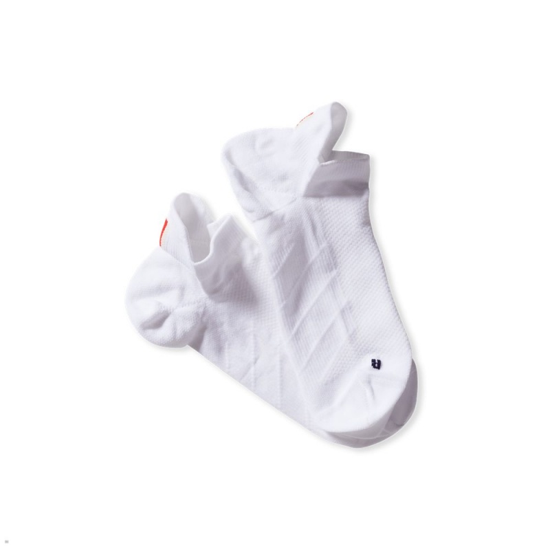 Tracksmith Speed No Show Socken Weiß | 314IWHZJG