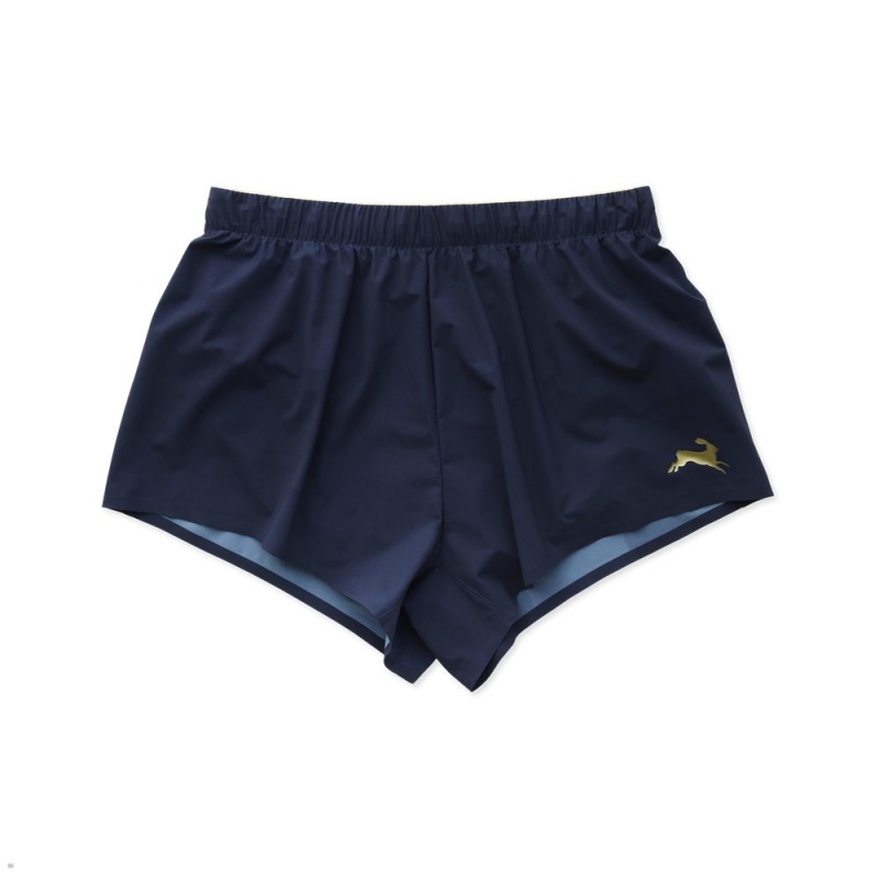 Tracksmith Strata Kurze Hose Herren Navy | 357XZIYMJ