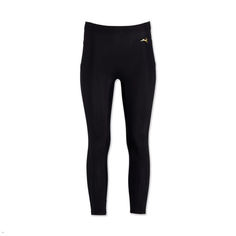 Tracksmith Turnover Crop Strumpfhose Damen Schwarz | 425SVILPU