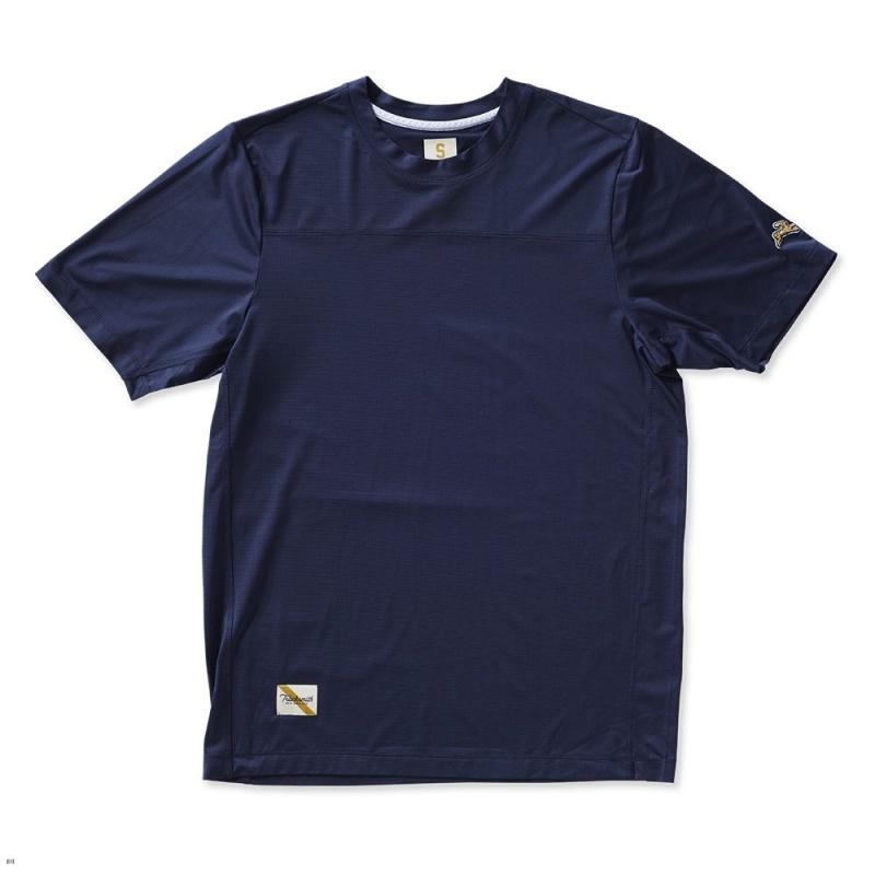 Tracksmith Twilight T-Shirt Herren Navy | 504WNTAUH