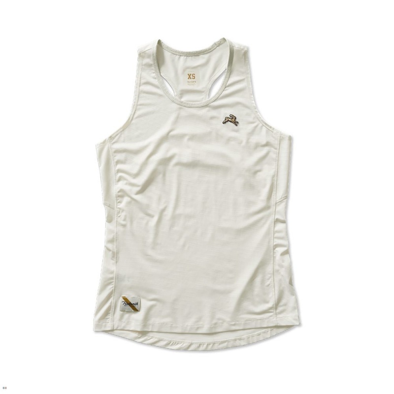 Tracksmith Twilight Tanktop Damen Weiß | 740JSFZBN