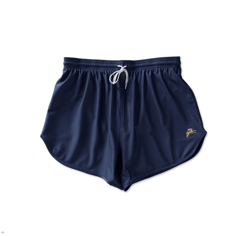 Tracksmith Van Cortlandt Grand Kurze Hose Damen Navy | 890CAVQLE