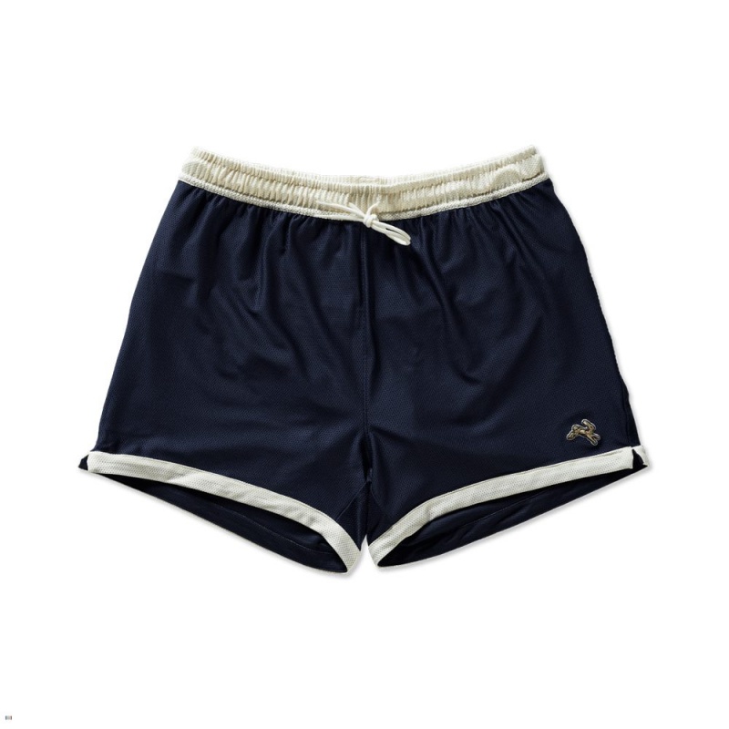 Tracksmith Van Cortlandt Grand Kurze Hose Herren Navy Weiß | 264UVKTHM