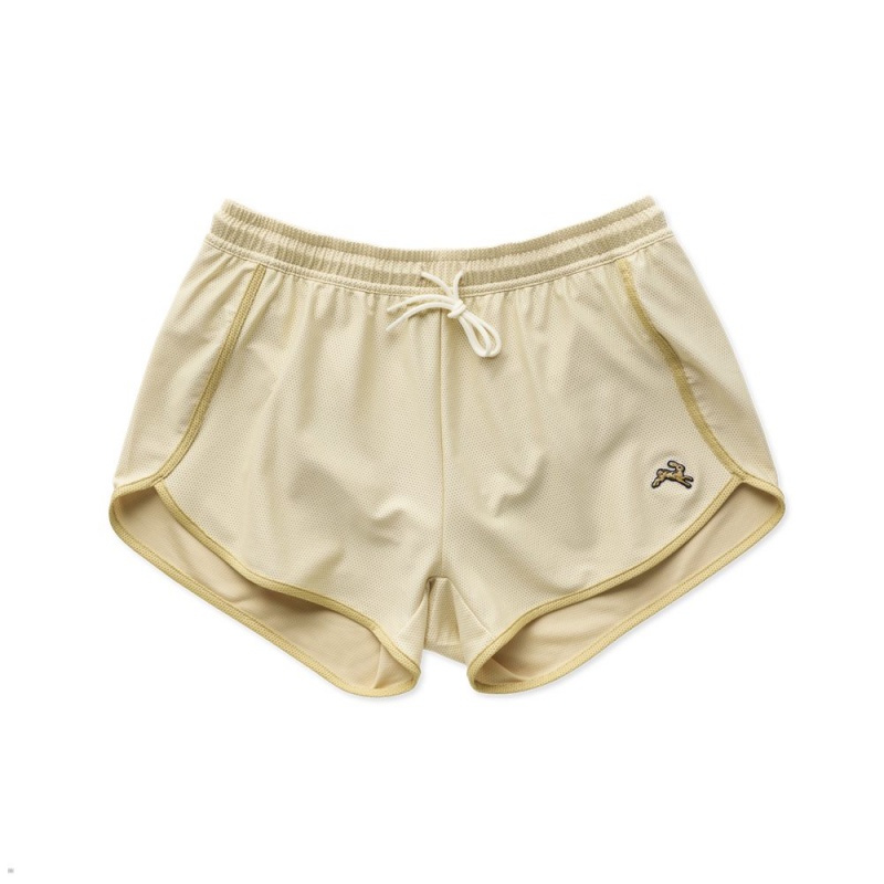 Tracksmith Van Cortlandt Kurze Hose Damen Beige | 240ARDFTB