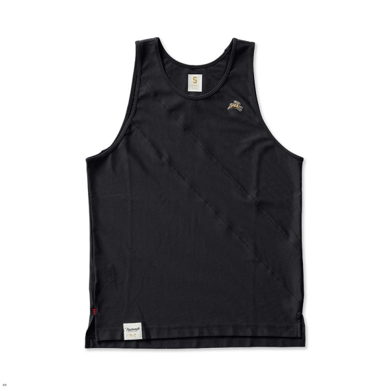 Tracksmith Van Cortlandt Tanktop Herren Schwarz | 250PLSMHT